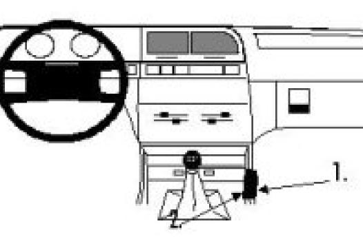 Proclip Citroen Xantia 93-     console