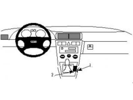 Proclip Audi A3 97- console