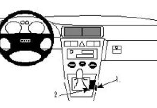 Proclip Audi A3 97- console