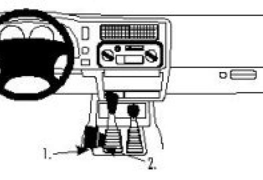 Proclip Mitsubishi L 200 97-   console