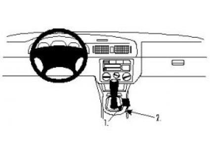 Proclip Skoda Octavia 97-      console