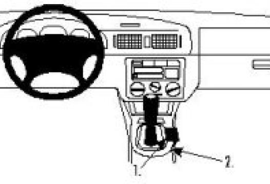 Proclip Skoda Octavia 97-      console