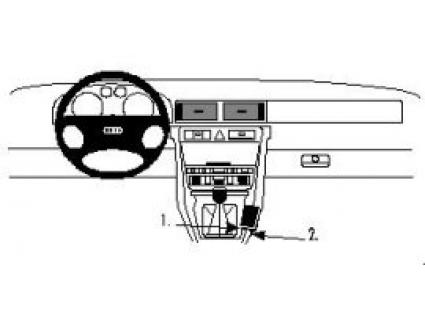 Proclip Audi A6 98-            console