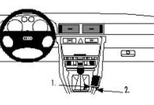 Proclip Audi A6 98-            console