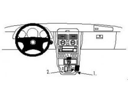 Proclip Mercedes SLK-klasse 97-       console