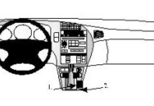Proclip Saab 9-5 97-           console