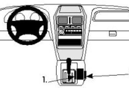 Proclip Ssang Yong Korando 97-console