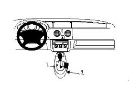 Proclip Renault Kangoo 98-     console