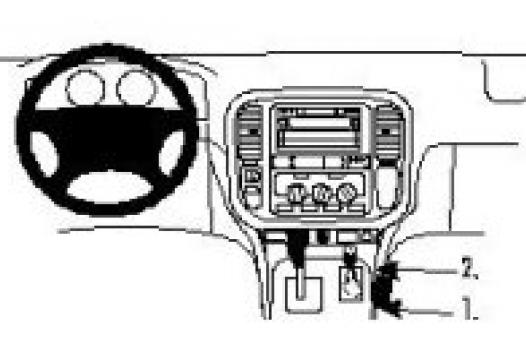 Proclip Toyota Landcruiser100 98- console
