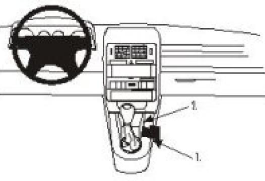 Proclip Audi A2 01-            console