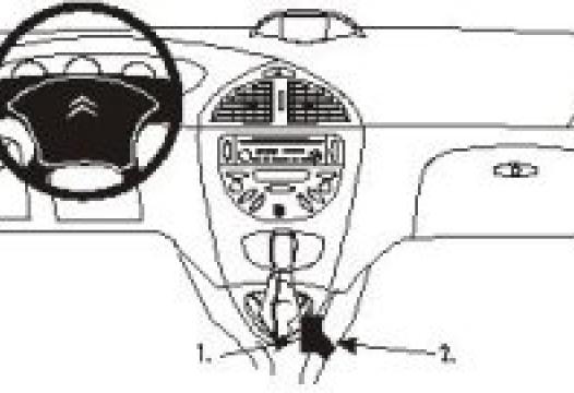 Proclip Citroen C5 01-  console