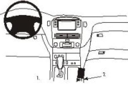 Proclip Lexus LS430 01-  console