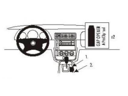 Proclip Mercedes M-klasse 00-  console