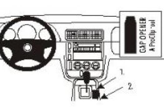 Proclip Mercedes M-klasse 00-  console
