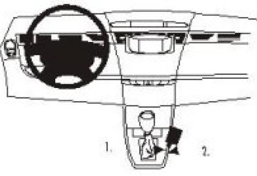 Proclip Renault Avantime 02- console