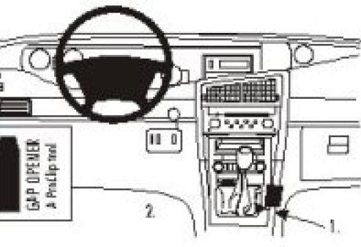 Proclip Renault VelSatis 02- console