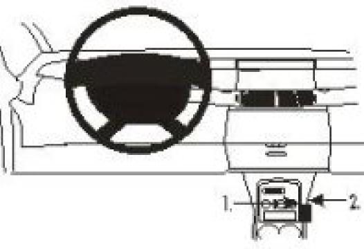 Proclip Renault Espace 03- console