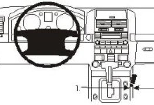 Proclip VW Touareg 03- console