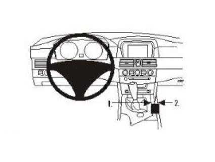 Proclip BMW 5-serie 04- console