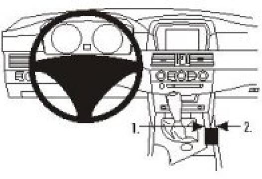 Proclip BMW 5-serie 04- console