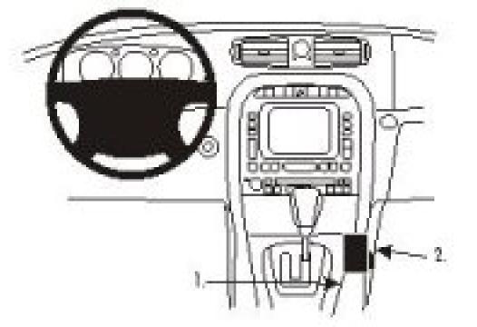 Proclip Jaguar XJ 03- console