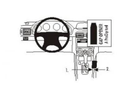 Proclip Subaru Forester 03-04 console