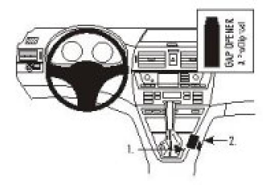 Proclip BMW X3 04- console