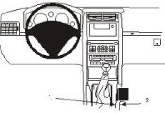 Proclip Peugeot 407 04- console