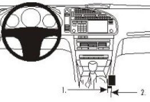 Proclip Saab 9-3 03- console