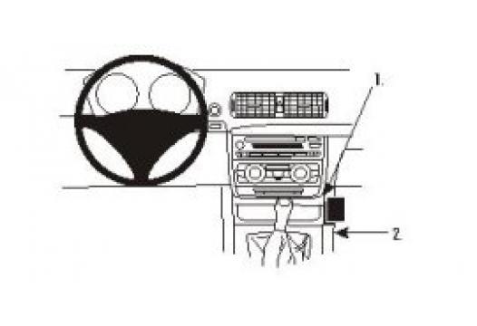 Proclip BMW 1-serie 05- console