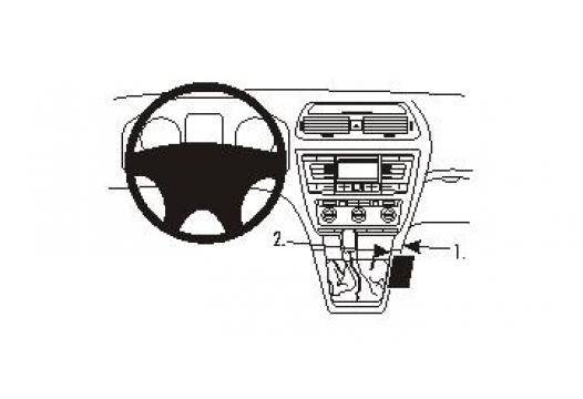 Proclip Skoda Octavia 05- console