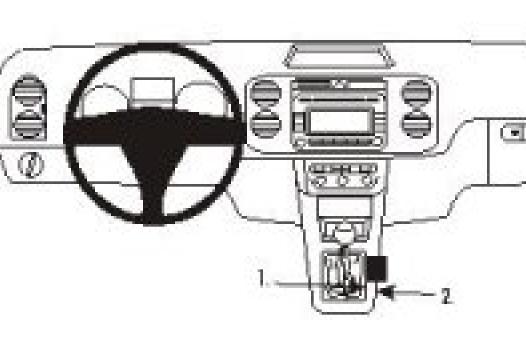Proclip VW Golf Plus 05- console