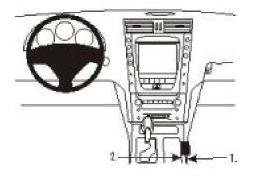 Proclip Lexus GS300/GS430 05- console