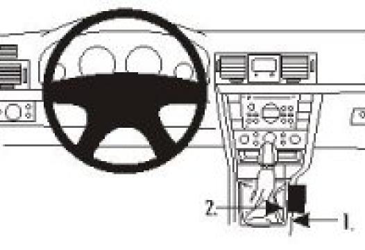 Proclip Opel Vectra 06- console