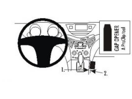Proclip Subaru Tribeca 06-07- console