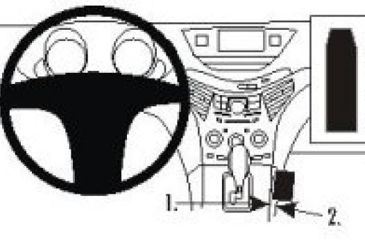 Proclip Subaru Tribeca 06-07- console