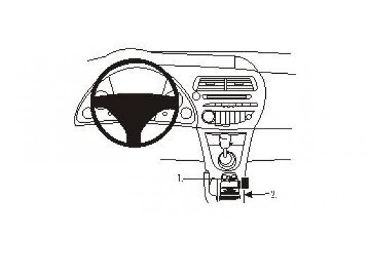 Proclip Honda Civic 06- console