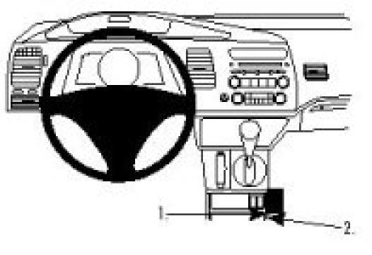 Proclip Honda Civic Hybride 06- console