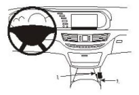 Proclip Mercedes Benz S-Class 06- console
