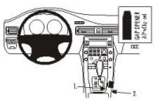 Proclip Volvo S80 07- console