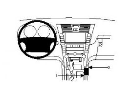 Proclip Lexus LS 460/ LS 600h  07 - 09  console