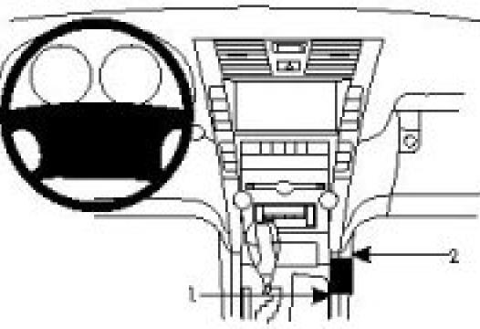 Proclip Lexus LS 460/ LS 600h  07 - 09  console