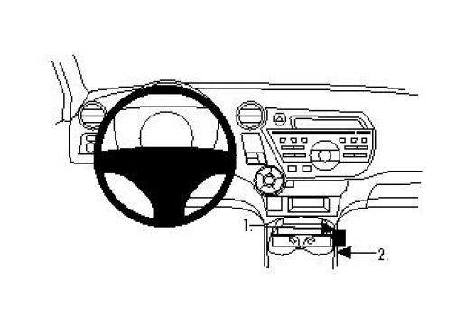 Proclip Honda Insight 09- console