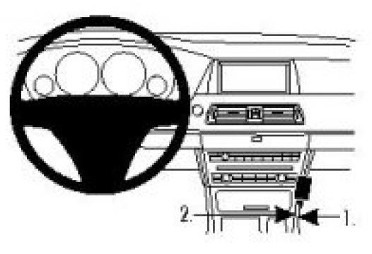 Proclip BMW 5-series GT F07 10- Console mount