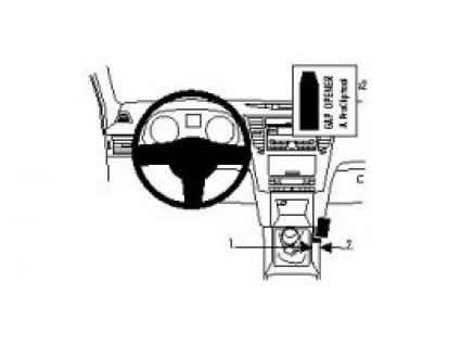 Proclip Subaru Legacy 10 - Console mount