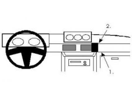 Proclip Mitsubishi Pajero 86-91