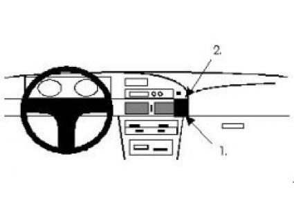 Proclip Toyota Corolla 88-92 low