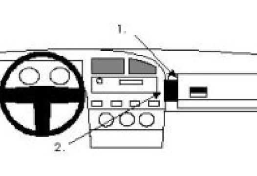 Proclip VW Passat 88-93        angled