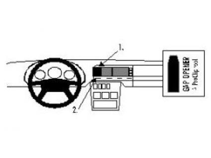Proclip Mercedes 140 91- (S-klasse)