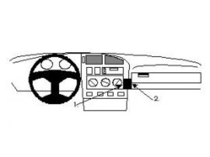 Proclip VW Golf/Vento 92-      angled